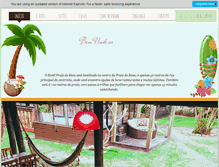 Tablet Screenshot of hotelpraiadorosa.com.br